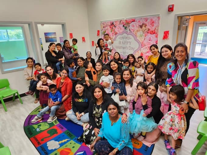 mothers day group photo